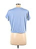 Real Essentials Blue Short Sleeve Blouse Size M - photo 2