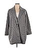 Philosophy Republic Clothing Houndstooth Marled Checkered-gingham Plaid Gray Blazer Size 1X (Plus) - photo 1