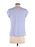 Express 100% Polyester Blue Short Sleeve Blouse Size XS - photo 2