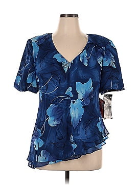 Donna Ricco Short Sleeve Blouse (view 1)