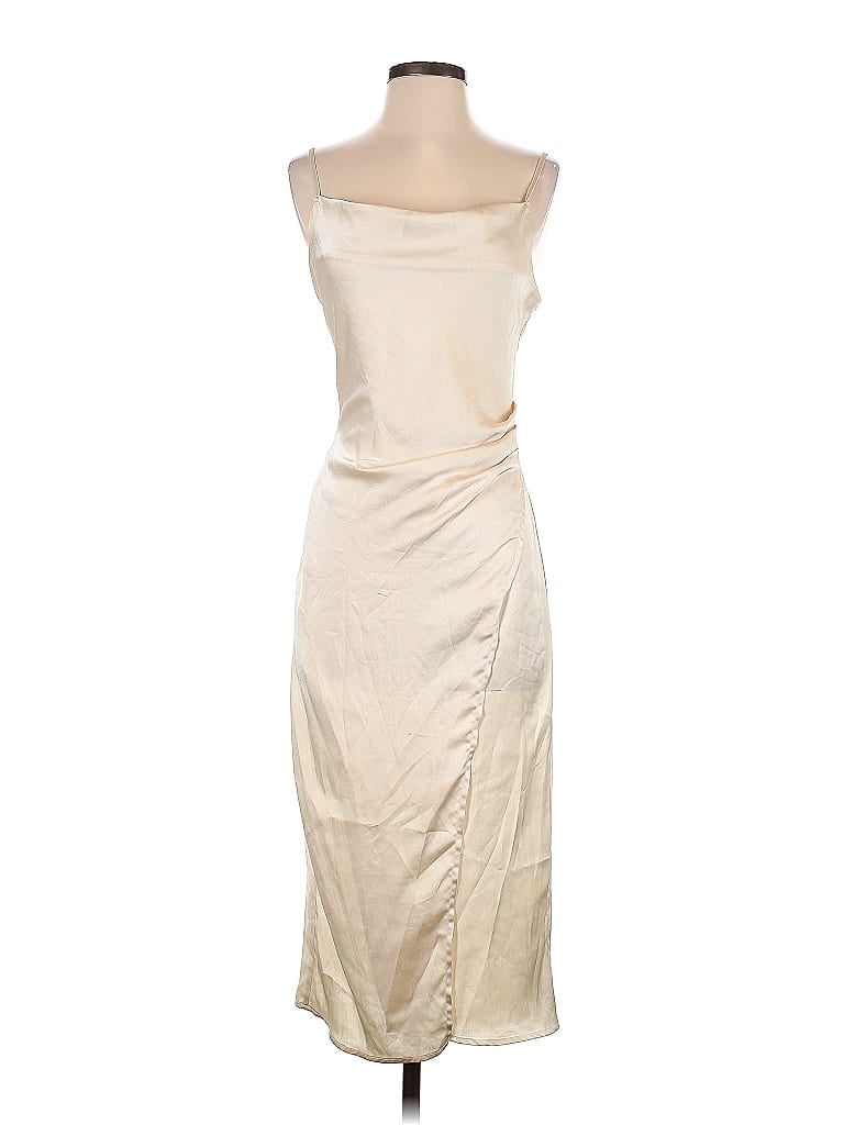 Re:named 100% Polyester Ivory Cocktail Dress Size S - photo 1