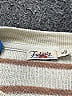 Faherty Marled Stripes Silver Pullover Sweater Size M - photo 3