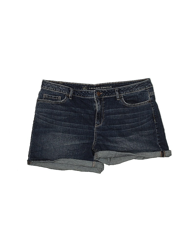 LC Lauren Conrad Blue Denim Shorts Size 16 - photo 1