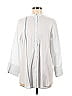Joseph 100% Cotton Gray 3/4 Sleeve Button-Down Shirt Size 36 waist - photo 1