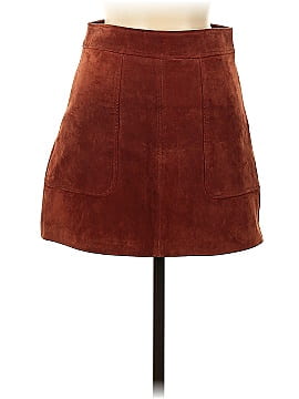 H&M Leather Skirt (view 1)