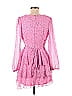 Quiz 100% Polyester Polka Dots Pink Casual Dress Size 2 - photo 2