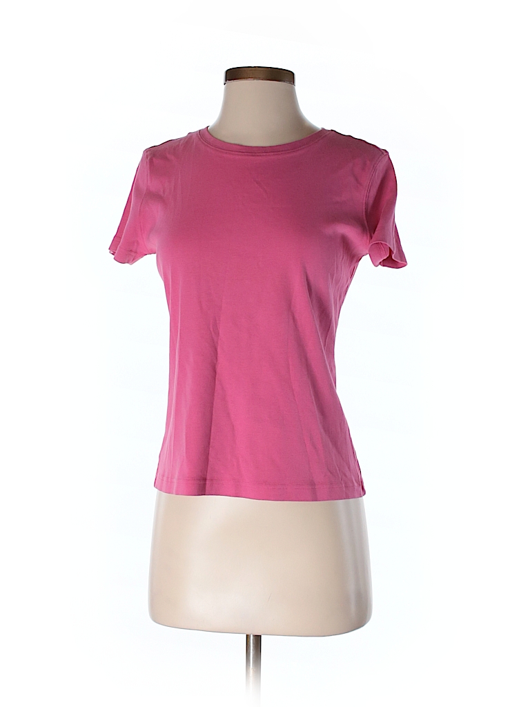 Telluride Clothing Co 100% Cotton Solid Pink Short Sleeve T-Shirt Size ...
