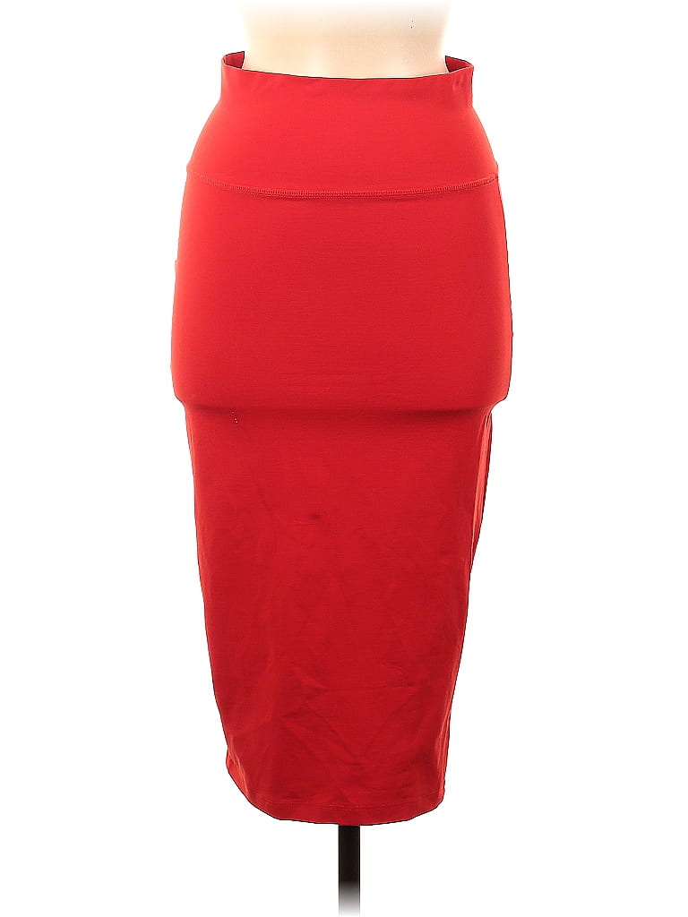 Bebe Red Casual Skirt Size M - photo 1