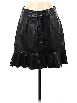 Ganni Leather Skirt (view 1)