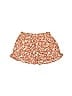 American Eagle Outfitters Tortoise Floral Motif Paisley Baroque Print Floral Orange Shorts Size S - photo 1