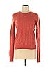 J. McLaughlin 100% Cashmere Orange Cashmere Pullover Sweater Size M - photo 1