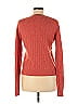 J. McLaughlin 100% Cashmere Orange Cashmere Pullover Sweater Size M - photo 2