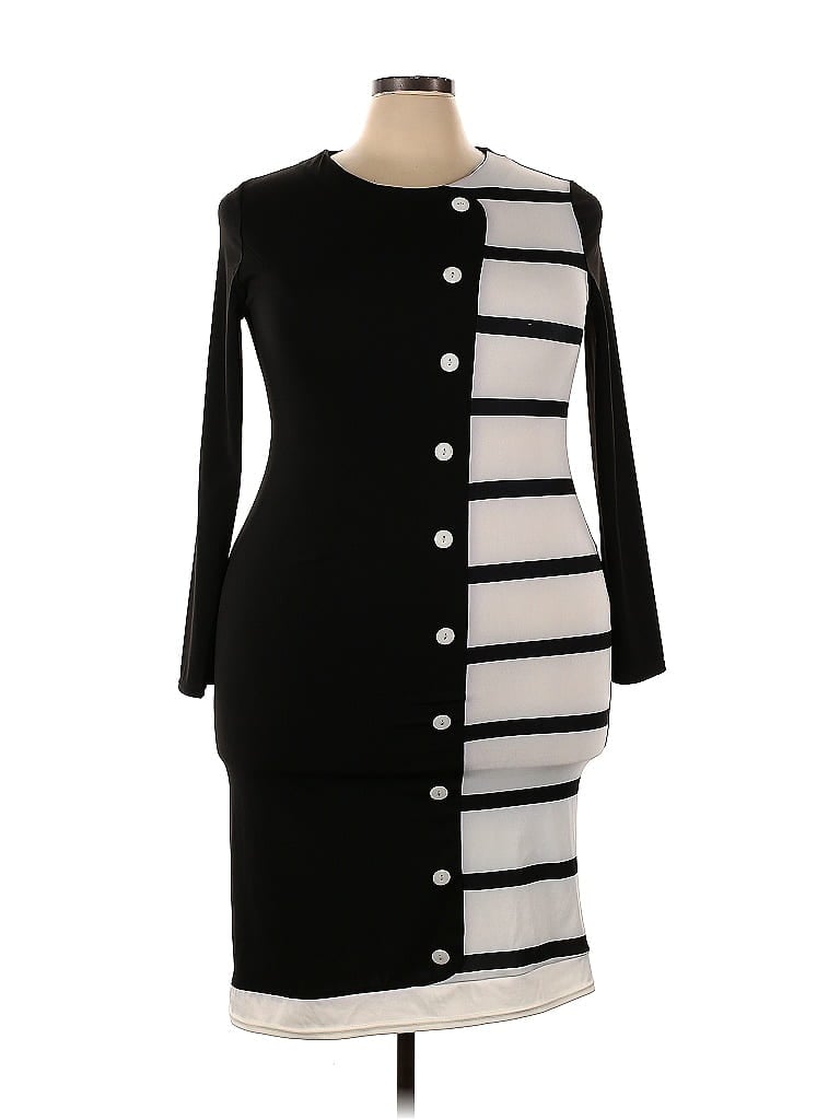 Unbranded Black Casual Dress Size 2X (Plus) - photo 1