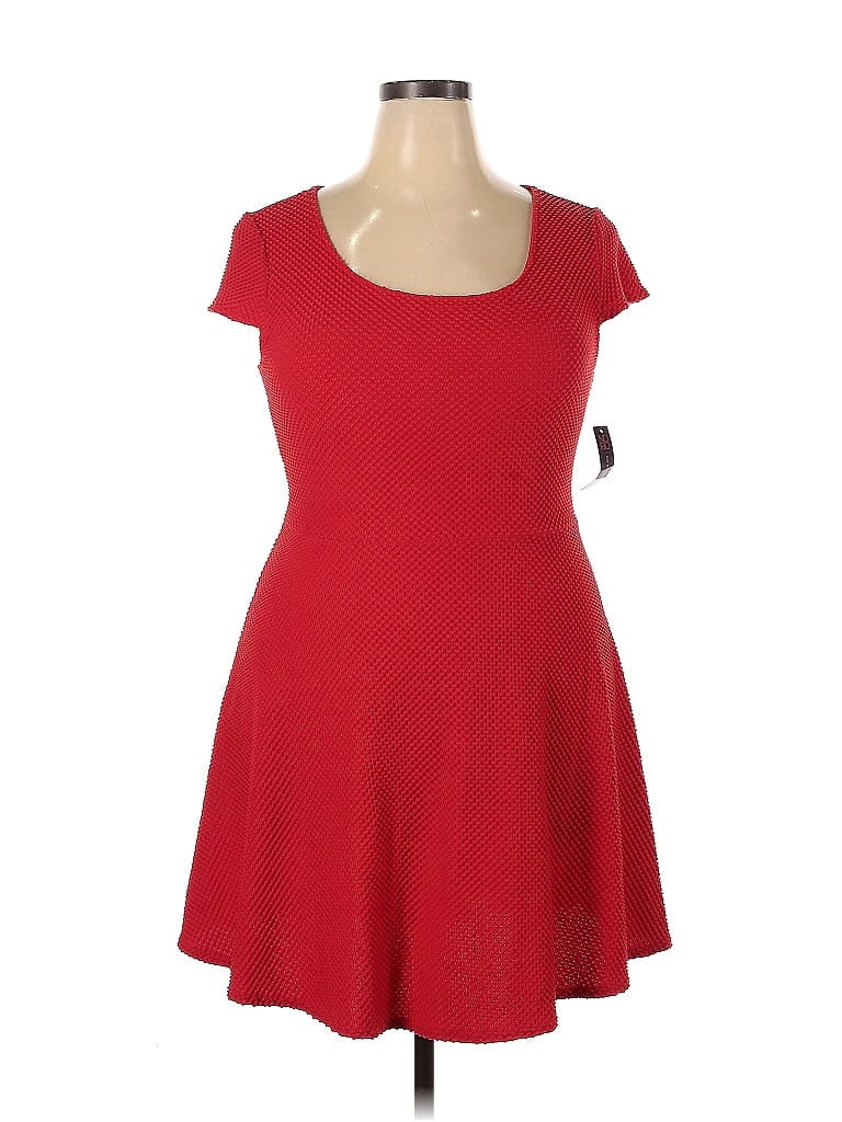 No Boundaries Red Casual Dress Size XXL - photo 1