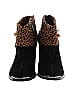 Donald J Pliner Animal Print Leopard Print Black Ankle Boots Size 10 - photo 2