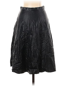 Harmony Faux Leather Skirt (view 2)