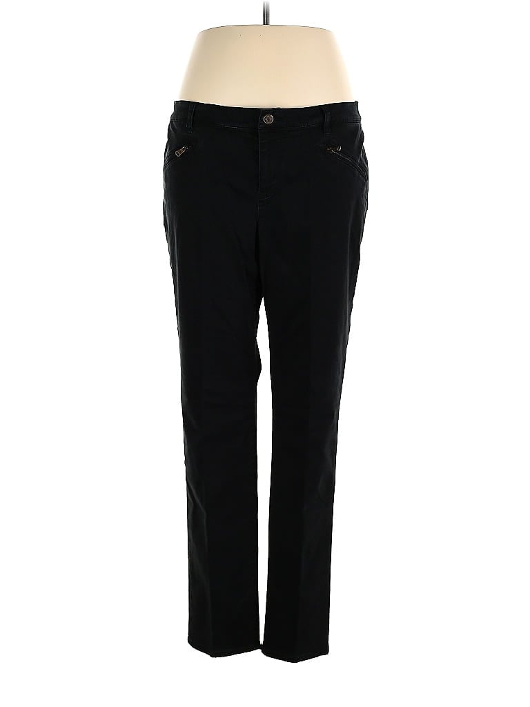 Lauren Jeans Co. Black Jeans Size 16 - photo 1
