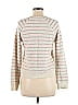 Faherty Marled Stripes Silver Pullover Sweater Size M - photo 2