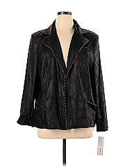 Alfred Dunner Faux Leather Jacket