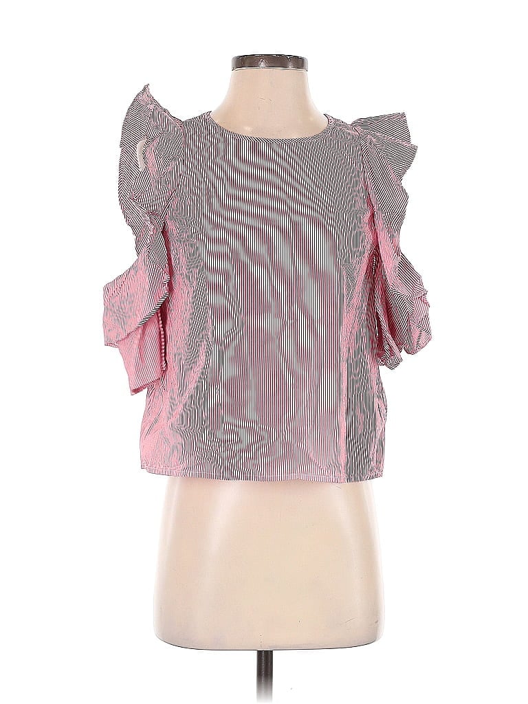 Click to view more detailed imagery on our partner's website Pre-owned Club Monaco 3/4 Sleeve Blouse In Pink
