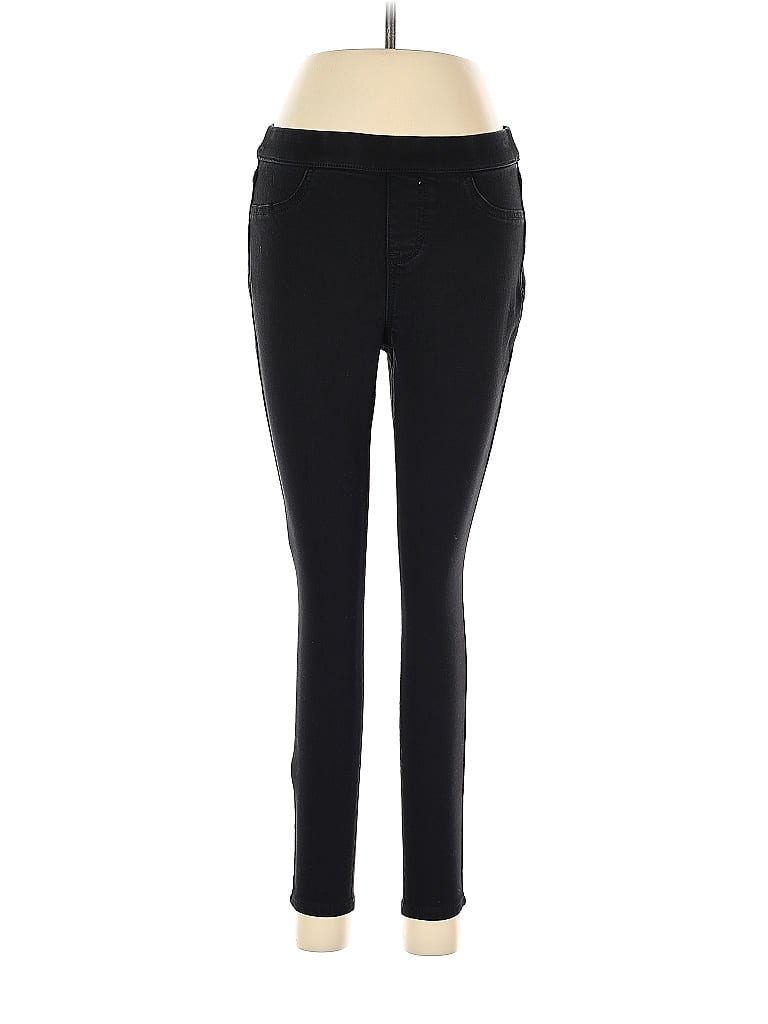Style&Co Solid Black Casual Pants Size M (Petite) - photo 1