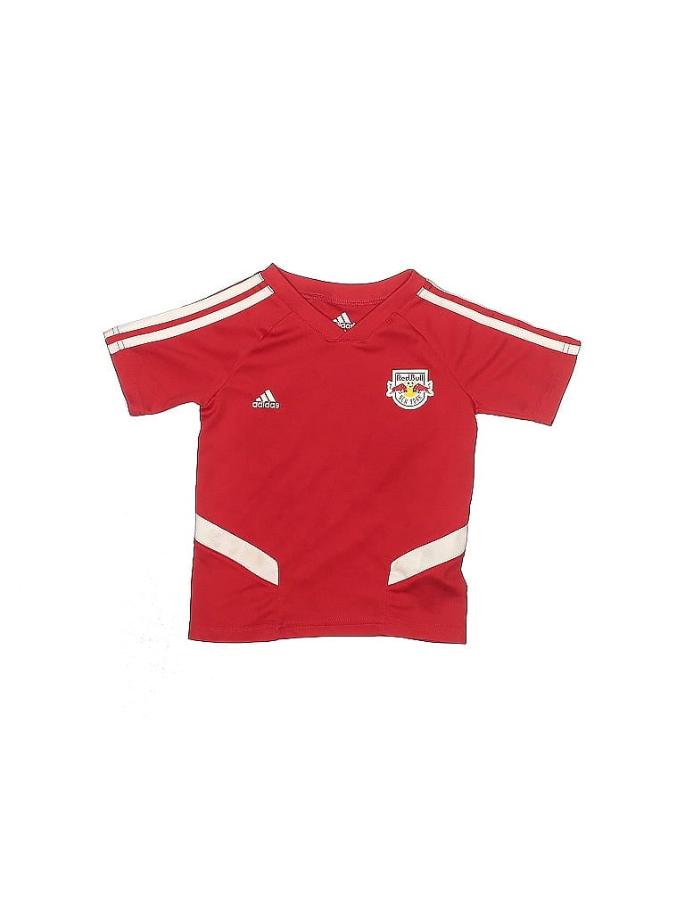 Adidas Red Active T-Shirt Size 4 - photo 1