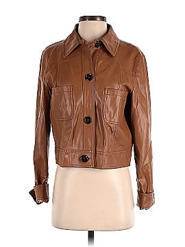 By Anthropologie Faux Leather Jacket (view 1)