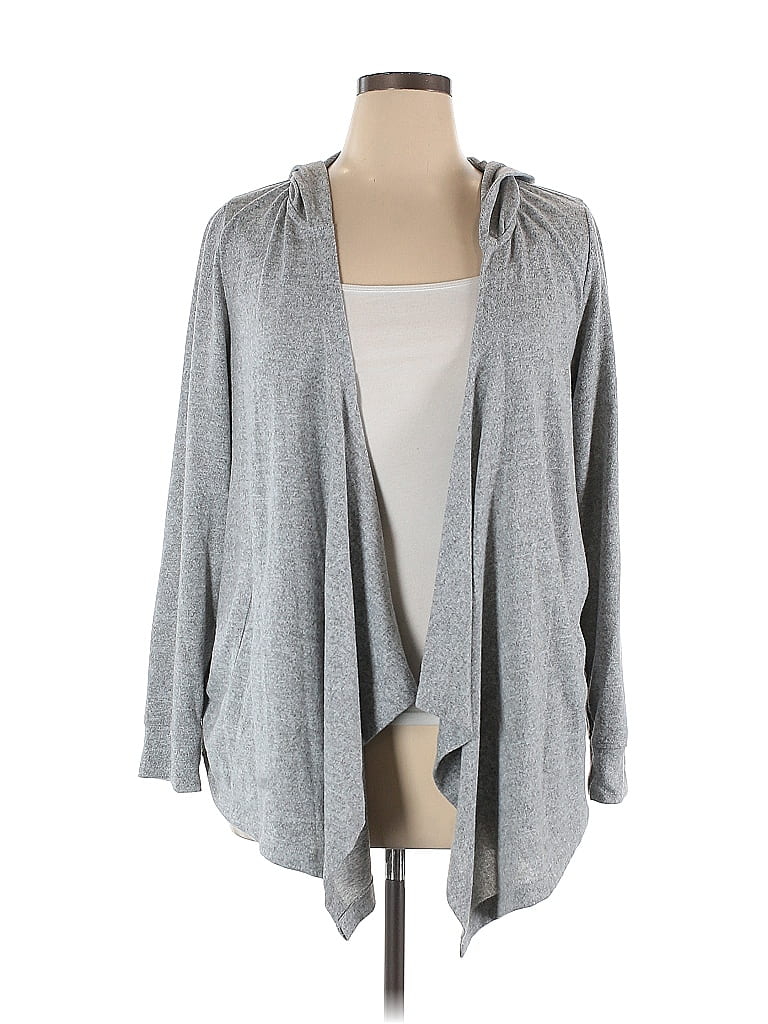 INC International Concepts Gray Cardigan Size XL - 75% off | ThredUp