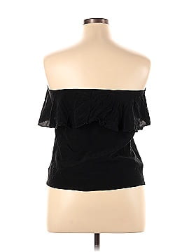 Olivaceous Short Sleeve Silk Top (view 2)