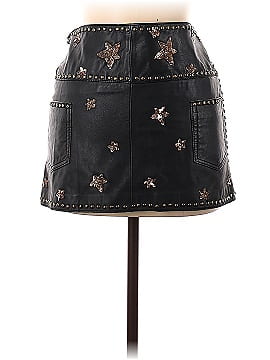 Rococo Sand Faux Leather Skirt (view 2)