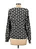 Ann Taylor LOFT Jacquard Baroque Print Brocade Black Pullover Sweater Size L - photo 2