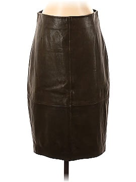Karen Millen Faux Leather Skirt (view 1)
