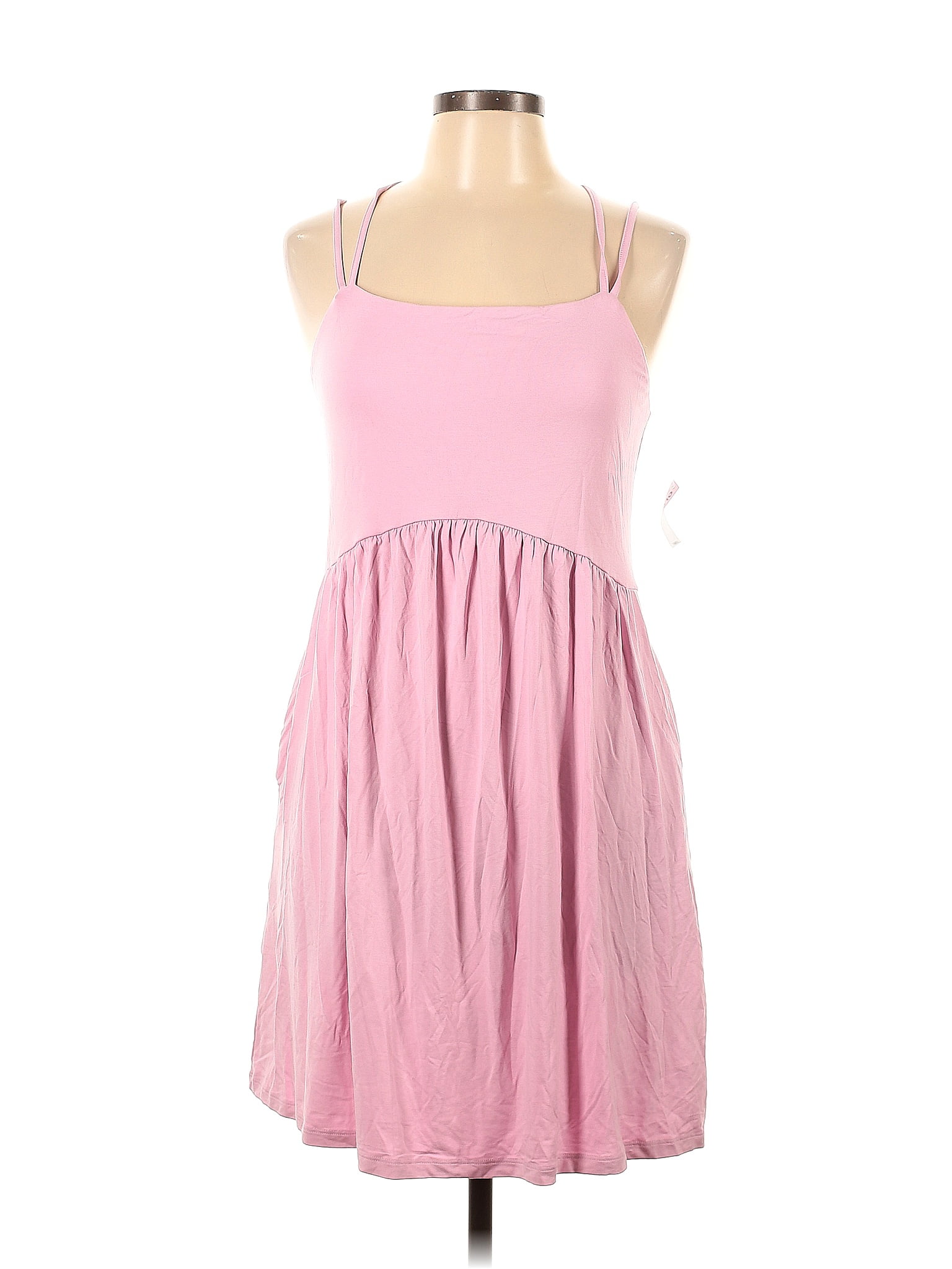 Old Navy Solid Pink Casual Dress Size L 51 Off Thredup