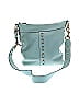 Coach 100% Leather Solid Teal Leather Crossbody Bag One Size - photo 1
