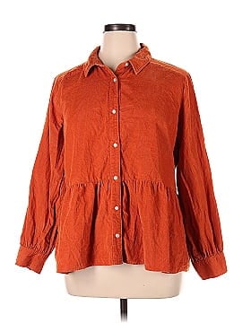 Ann Taylor LOFT Outlet Long Sleeve Button-Down Shirt (view 1)