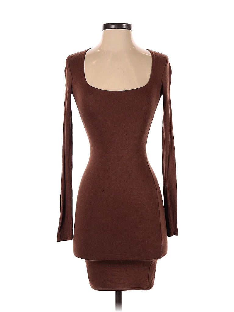 Bar III Brown Casual Dress Size XS - photo 1