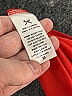 French Grey 100% Polyester Solid Red Casual Dress Size 1 - photo 5