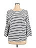 Kensie Gray Long Sleeve Blouse Size XL - photo 1