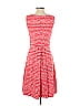 Lands' End Hearts Polka Dots Red Casual Dress Size S - photo 2