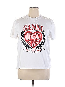 Ganni Short Sleeve T-Shirt (view 1)