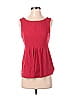 Theory Red Sleeveless Blouse Size S - photo 1