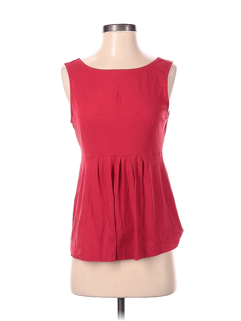 Theory Red Sleeveless Blouse Size S - photo 1