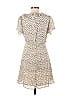 Madewell 100% Silk Floral Motif Paisley Ivory Casual Dress Size 6 - photo 2