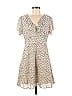 Madewell 100% Silk Floral Motif Paisley Ivory Casual Dress Size 6 - photo 1