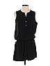 Gibson 100% Polyester Solid Black Romper Size S - photo 1