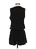 Gibson 100% Polyester Solid Black Romper Size S - photo 2