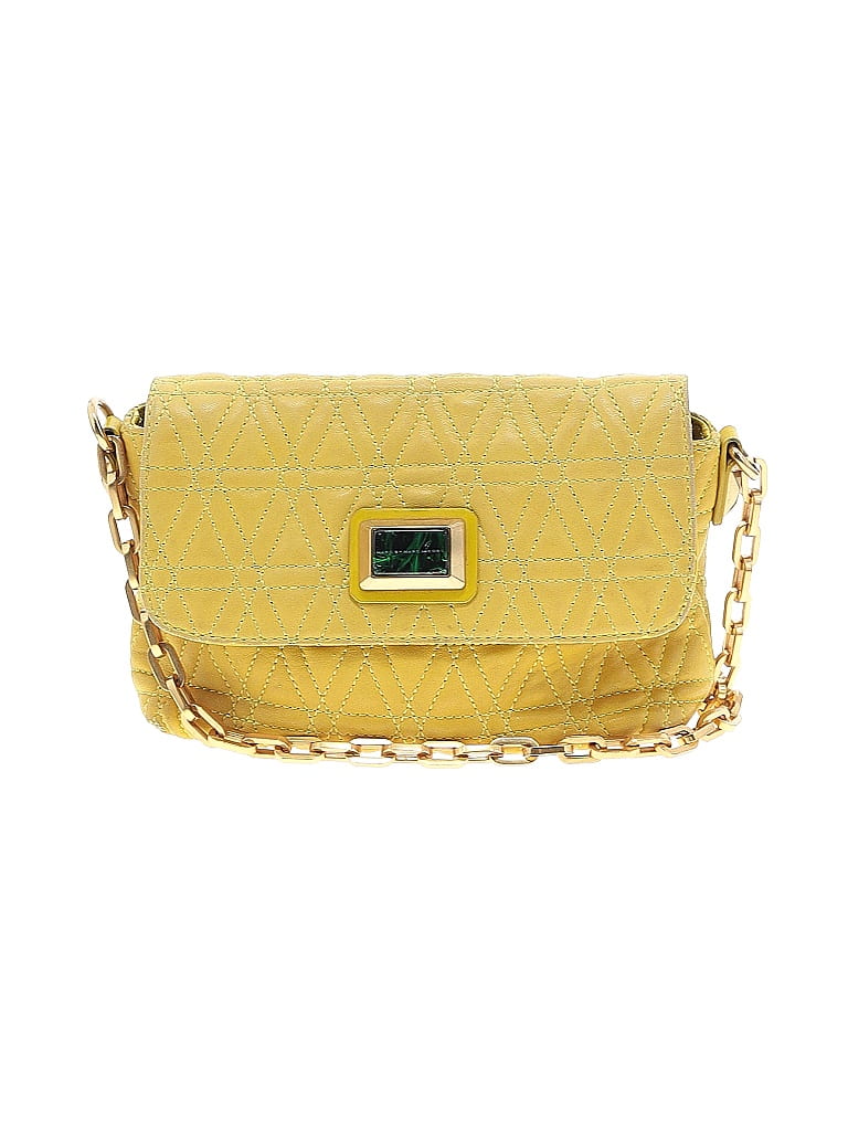 Marc by Marc Jacobs 100% Leather Yellow Leather Crossbody Bag One Size - photo 1