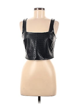 Express Faux Leather Top (view 1)