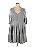 Torrid Marled Gray Casual Dress Size 3X Plus (3) (Plus) - photo 1