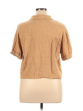 Forever 21 Plus Short Sleeve Button-Down Shirt (view 2)
